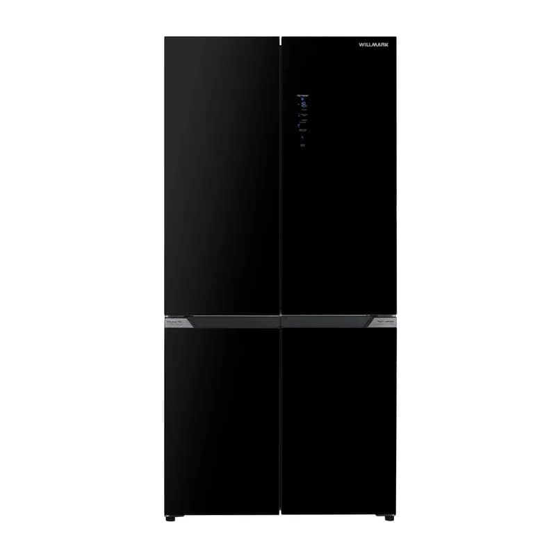 Холодильник WILLMARK BIC-785IGB (578л,ПОЛУВСТР.,4дв.,Cross door,2 инверт,TotalNF,стекл.пан,чёрный)