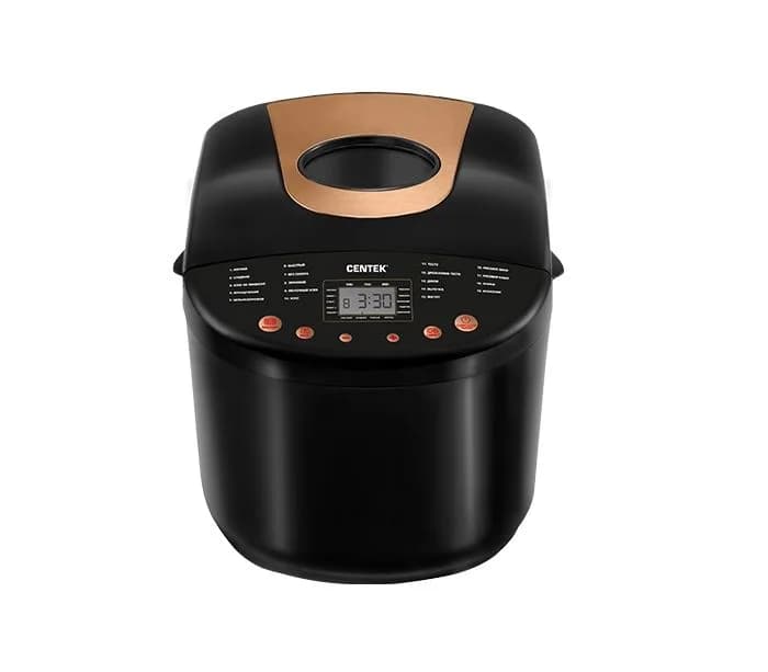 Хлебопечка Centek CT-1406 Black <900г> 650Вт, 19 программ (йогурт, джем, кекс), LCD, отсрочка