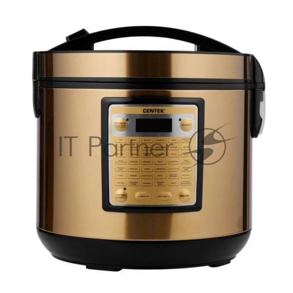 CENTEK CENTEK Мультиварка Centek CT-1495 Ceramic черный/золотистый, 5