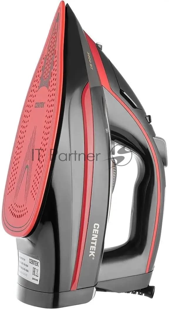 CENTEK Утюг Centek CT-2311 черный/красный, 3200 Вт, 50 г/мин, 190 г/мин, 400 мл