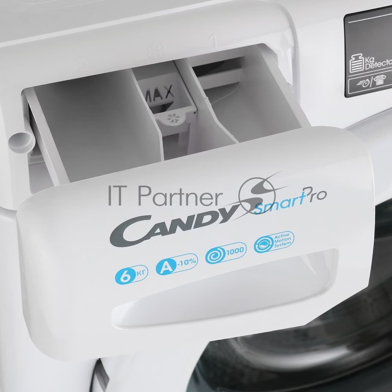 CANDY Стиральная машина Candy Smart Pro CSO34 106T1/2-07 белый, загрузка фронтальная 6 кг, 1000 об/мин