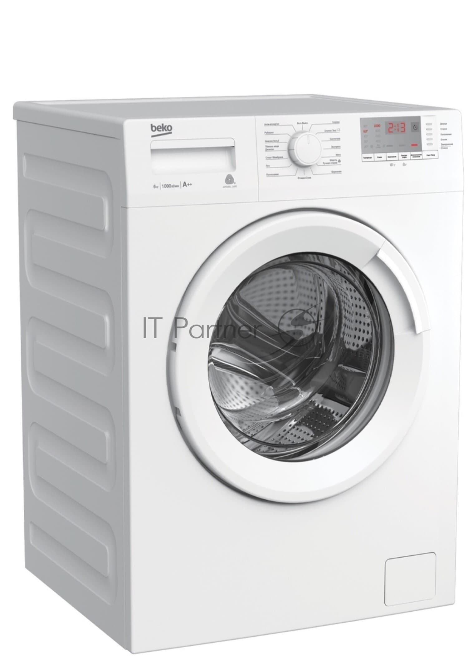 Beko Стиральная машина Beko WRE6512BWW белый, загрузка фронтальная 6 кг, 1000 об/мин