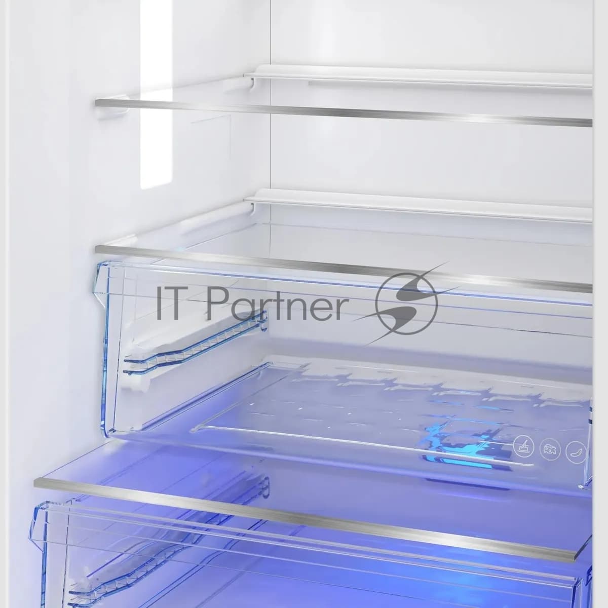 Beko Холодильник Beko B3RCNK402HW белый двухкамерный 257/100л морозилка снизу