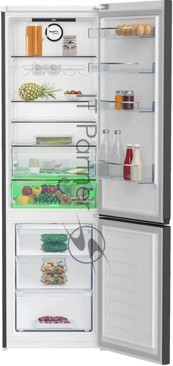 Beko Холодильник Beko B3DRCNK402HXBR антрацит двухкамерный 257/100л морозилка снизу No Frost