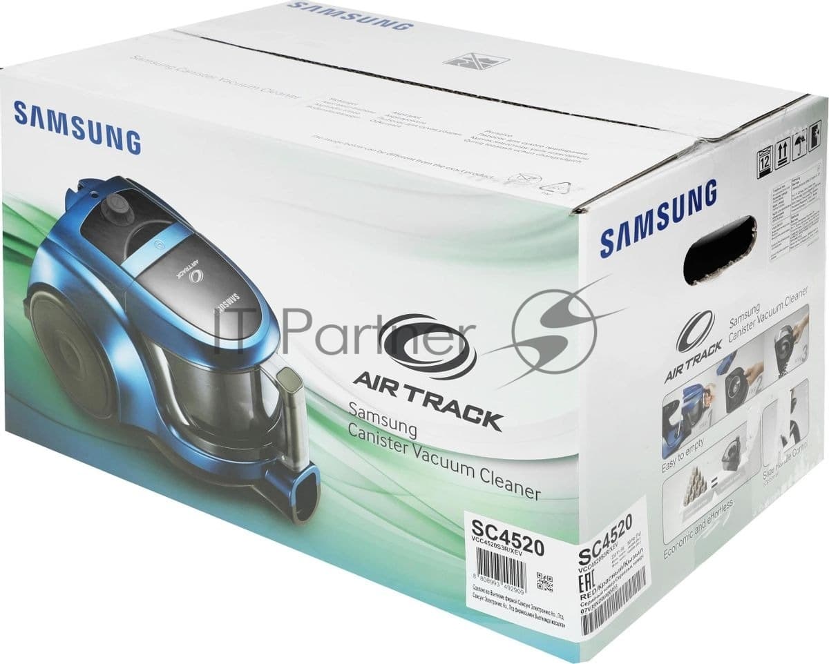 SAMSUNG Samsung Пылесос Samsung VCC4520S3R/XEV красный, 350/1600 Вт