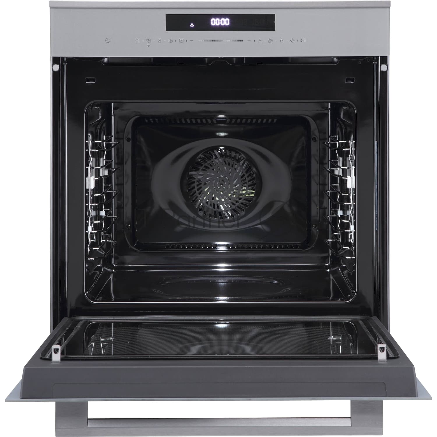 Korting Духовой шкаф с функцией СВЧ OKB 1340 GBXGr MW серое стекло + черная нержавеющая сталь