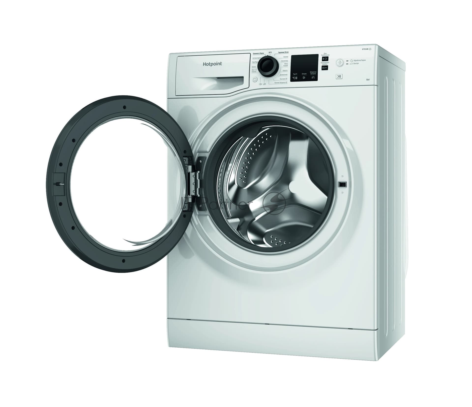 HOTPOINT Hotpoint Стиральная машина Hotpoint NSS 6015 KV RU белый, загр
