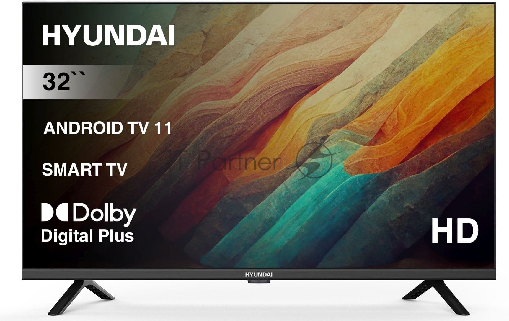 Hyundai Телевизор Hyundai 32" H-LED32BS5002 черный LED HD 60Hz Smart TV