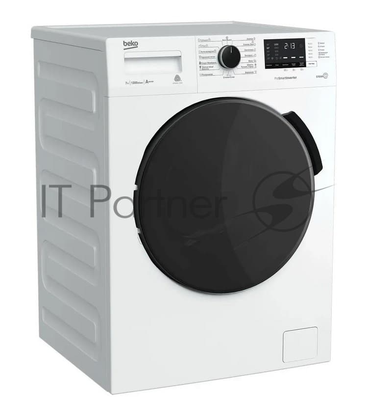 Beko Стиральная машина Beko WSPE7612W белый, загрузка фронтальная 7 кг, 1200 об/мин