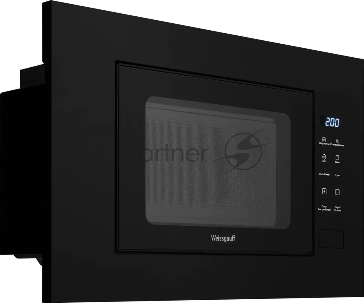 WEISSGAUFF Weissgauff Микроволновая печь встраиваемая Weissgauff HMT-206 Compact Grill черный, 20 л
