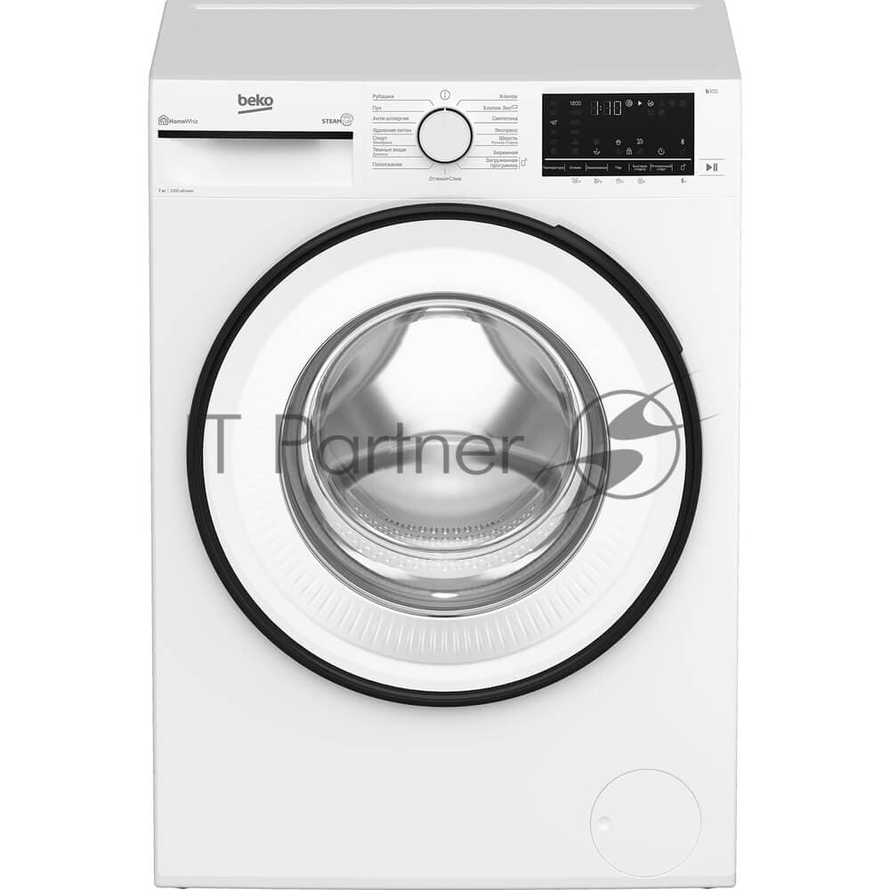 Beko Стиральная машина Beko B3WFR572W белый, загрузка фронтальная 7 кг, 1200 об/мин
