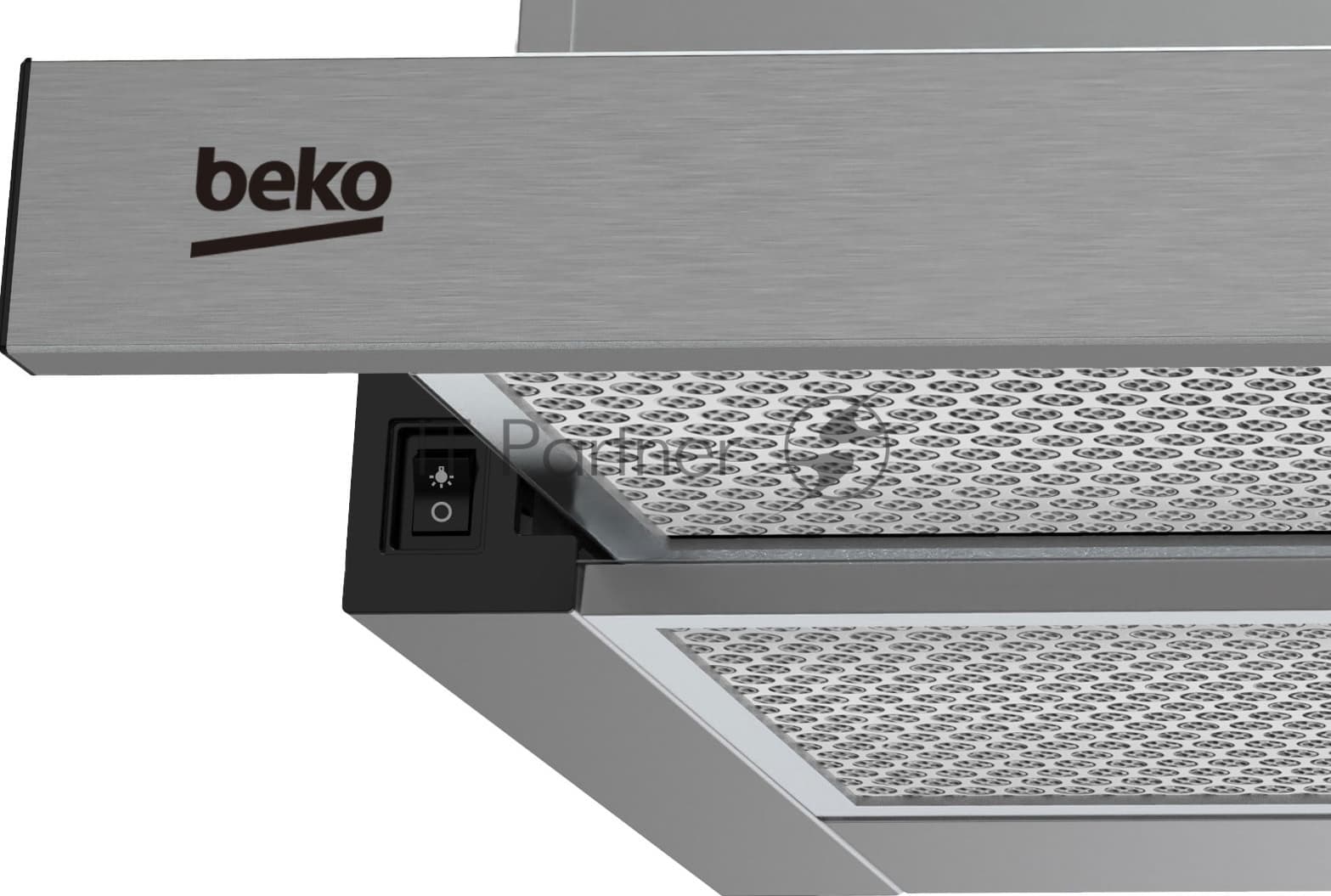 BEKO Beko Вытяжка телескопическая Beko BHNT613R4CX серебристый, 60 см