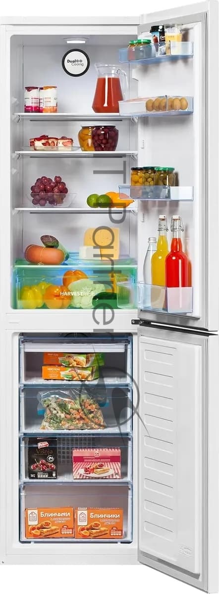 Beko Холодильник Beko B3R0CNK332HW белый двухкамерный 200/100л морозилка снизу, No Frost
