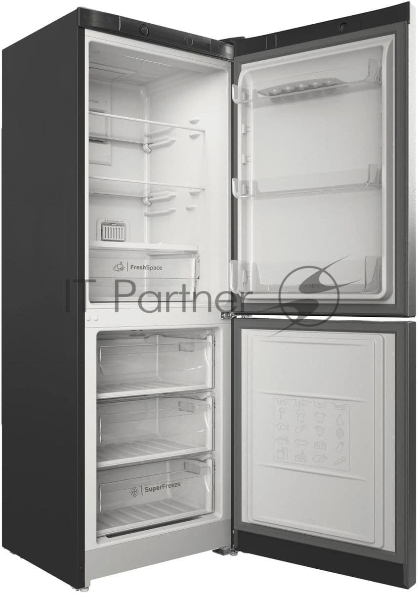 Indesit Холодильник Indesit ITS 4160 G серебристый двухкамерный 179/78л морозилка снизу, No Frost