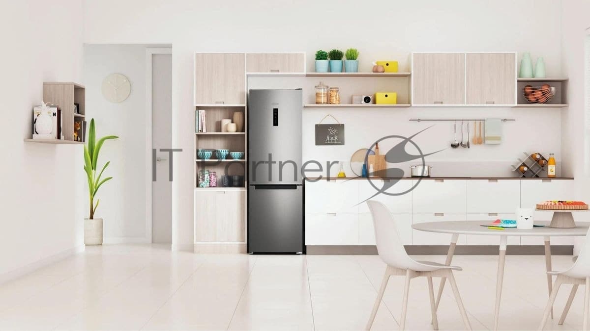 Indesit Холодильник Indesit ITS 5180 NG, темно-серый, двухкамерный 220/78л морозилка снизу, No Frost
