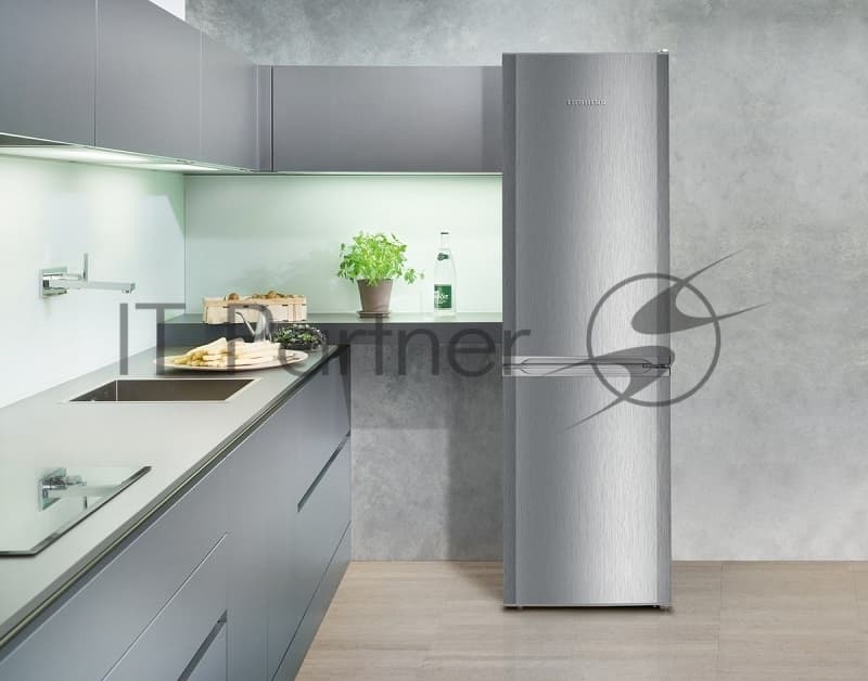 Liebherr Холодильник Liebherr CUELE 3331-26 001 серебристый двухкамерный 212/84л морозилка снизу