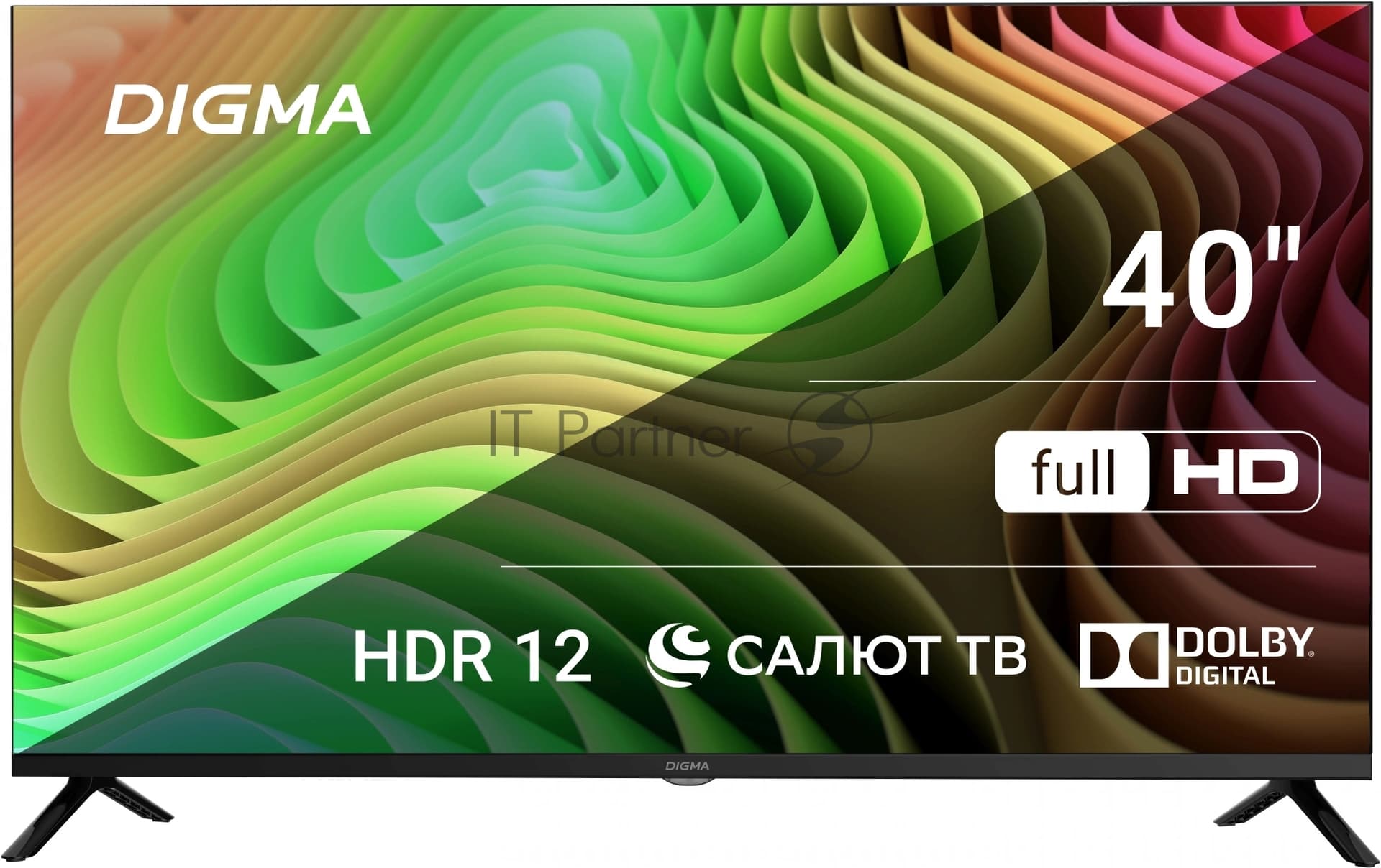 Digma Телевизор Digma 40" DM-LED40SBB36 черный LED FHD 60Hz Салют ТВ