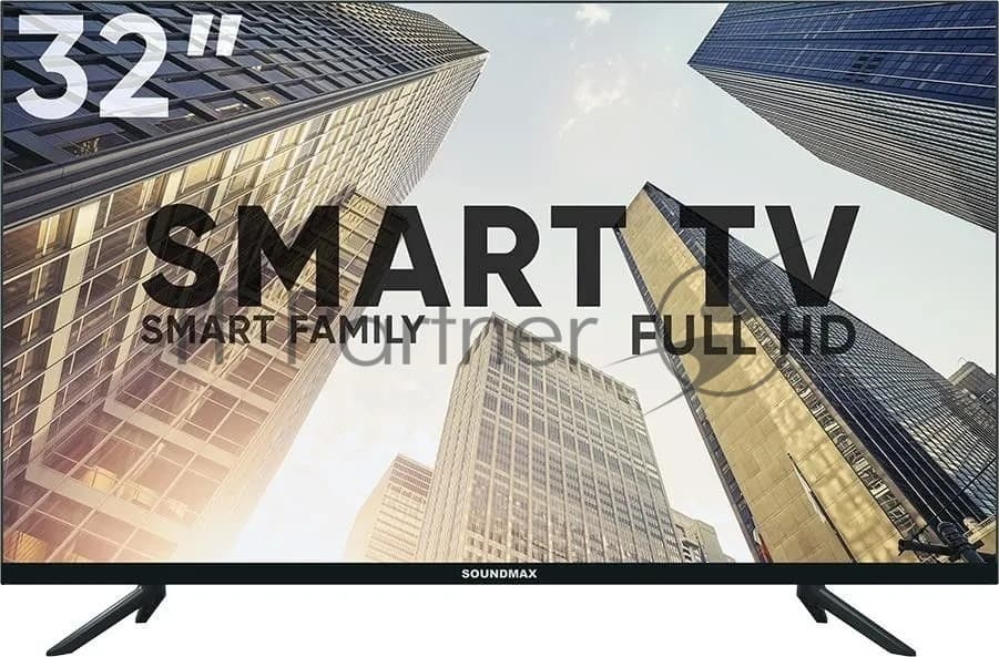 SoundMax Телевизор Soundmax 32" SM-LED32M16S черный LED FHD 60Hz Android 1GB/8GB