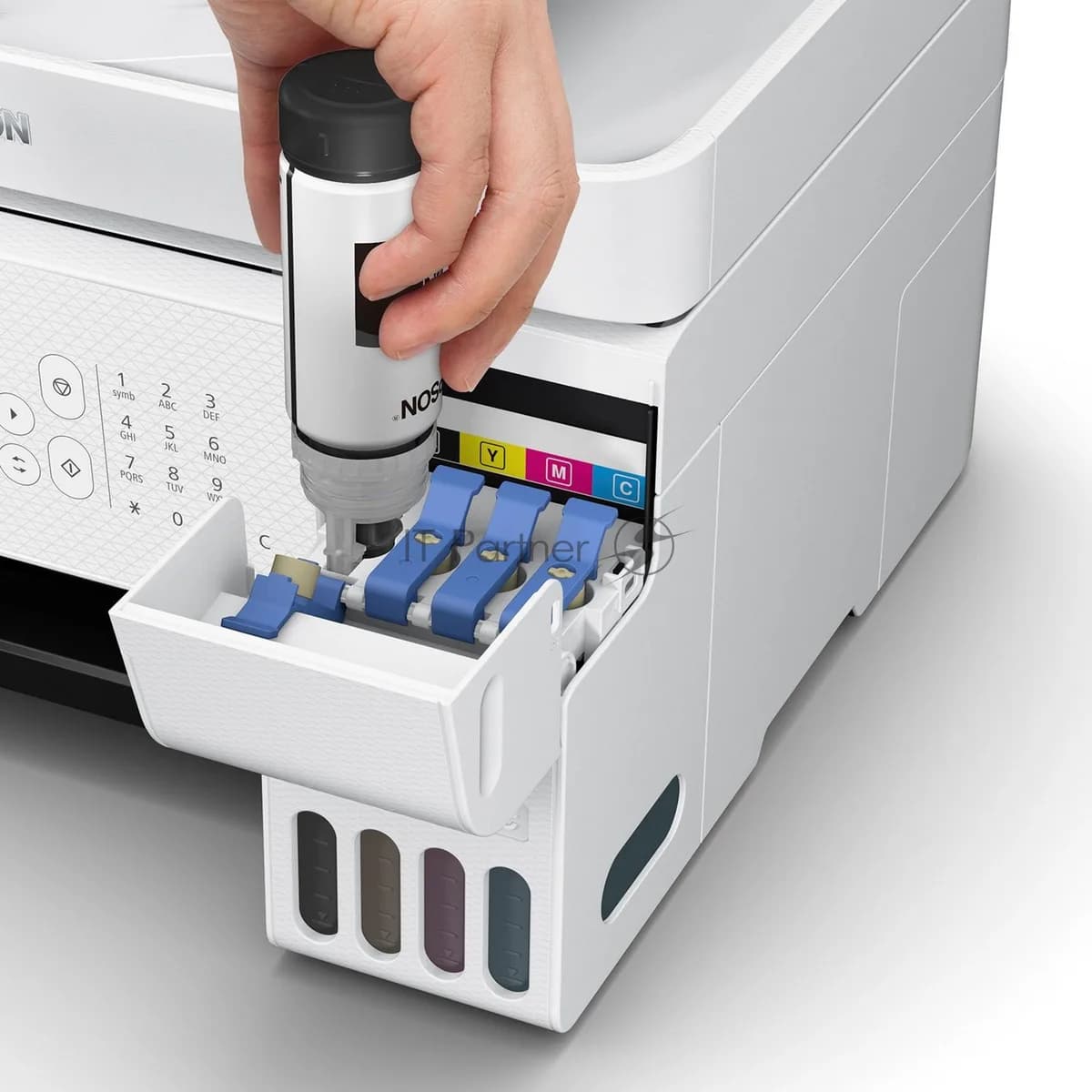 EPSON Epson МФУ струйное Epson EcoTank L5296 (C11CJ65411) белый, A4 — фото 4