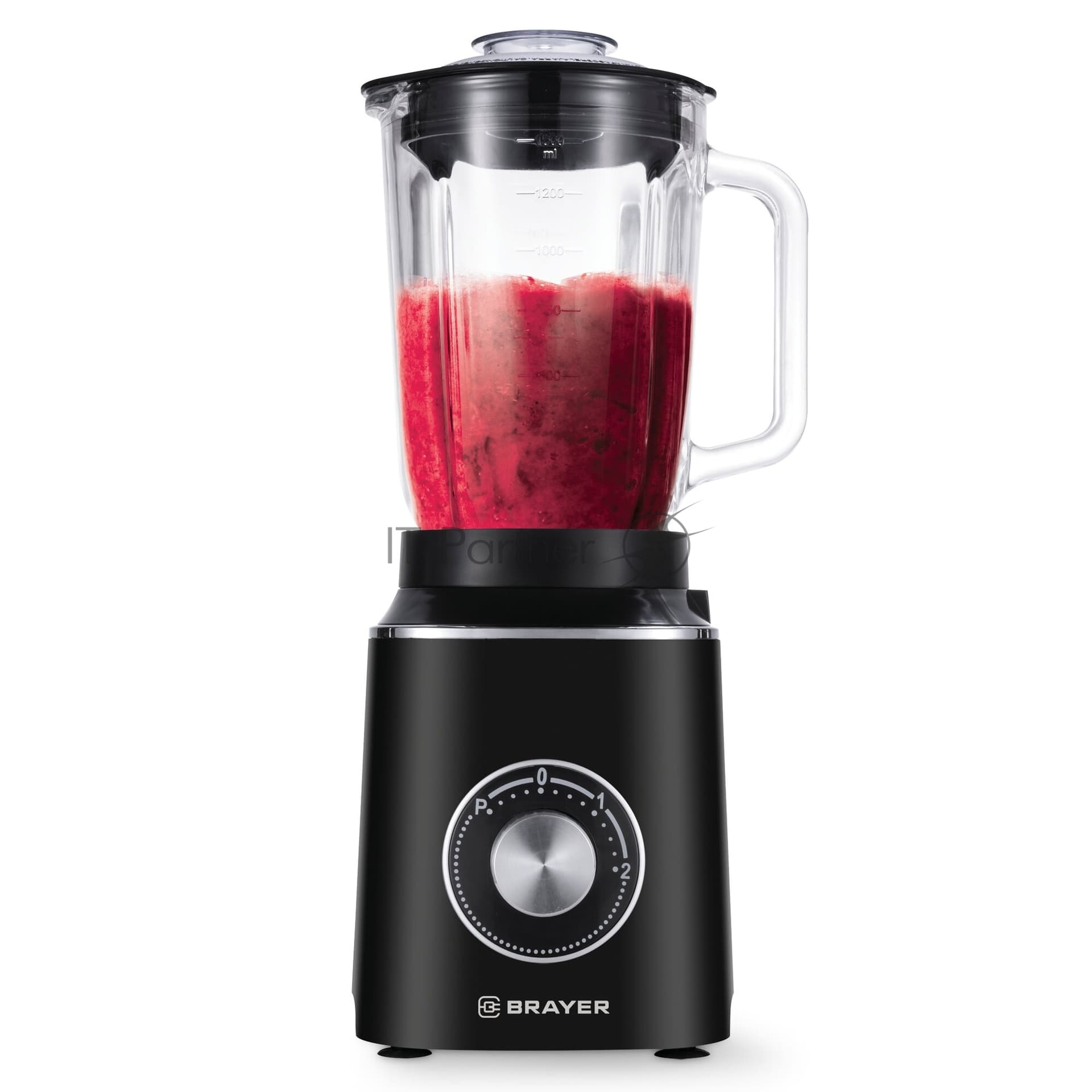 BRAYER Блендер стационарный Brayer BR1209 черный, 1000 Вт, плавная регулировка