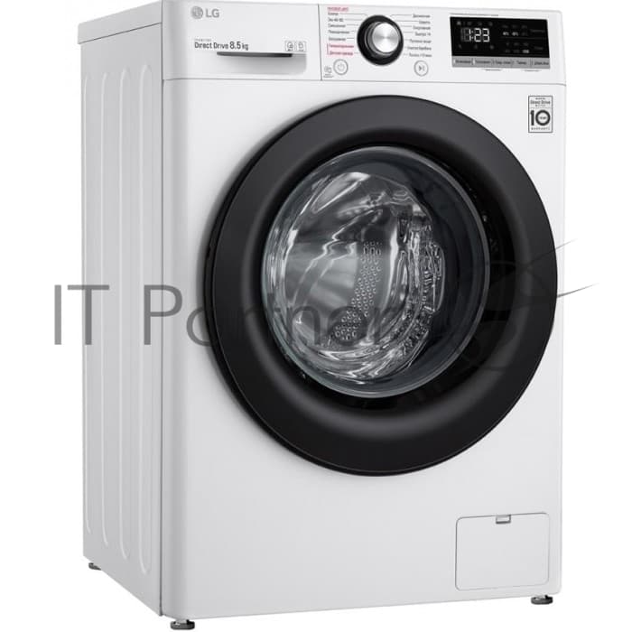 LG Стиральная машина LG F2V3PS6W белый, загрузка фронтальная 8 кг, 1200 об/мин