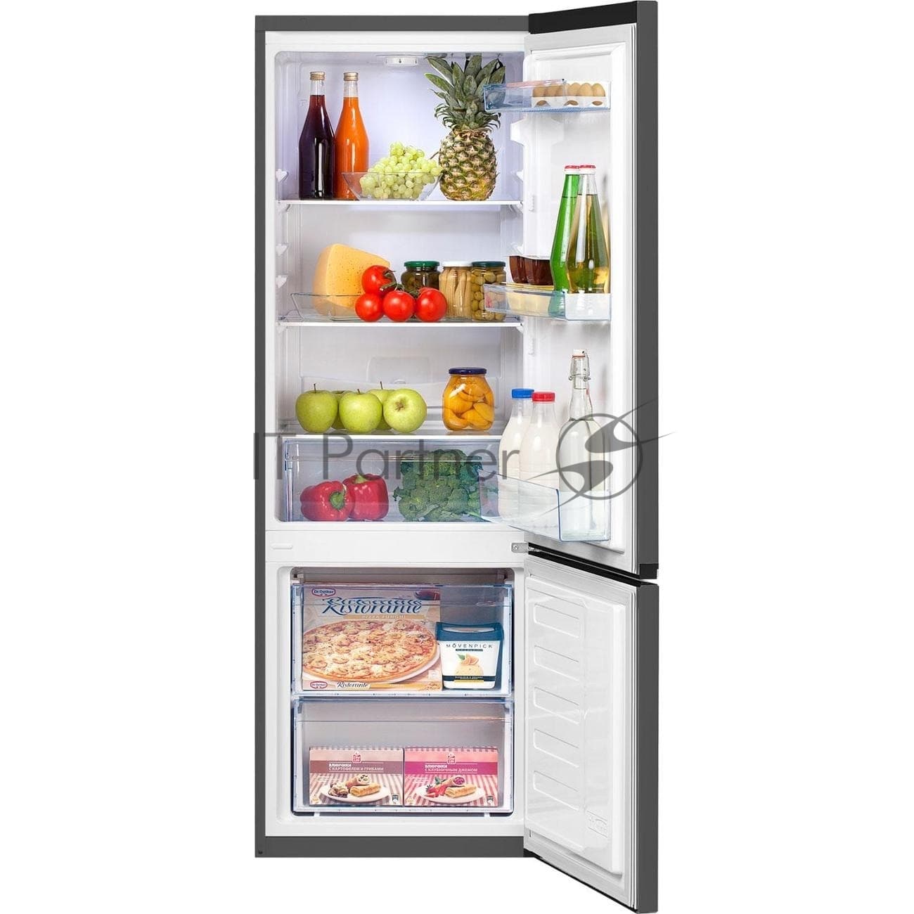 Beko Холодильник Beko B1RCSK251G серый двухкамерный 175/65 л морозилка снизу, капельная система