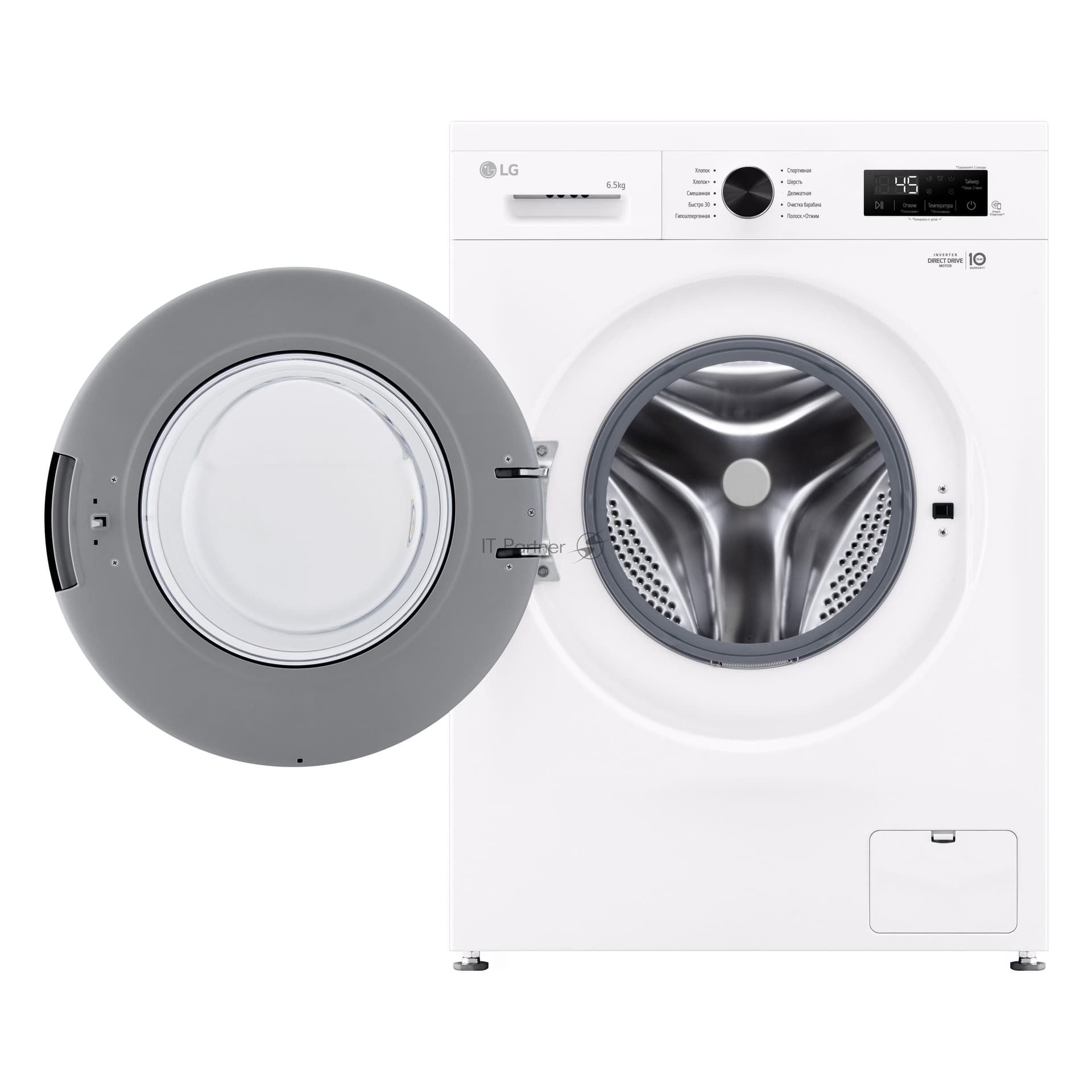 LG LG Стиральная машина LG F2Y1WS6W белый, загрузка фронтальная 6