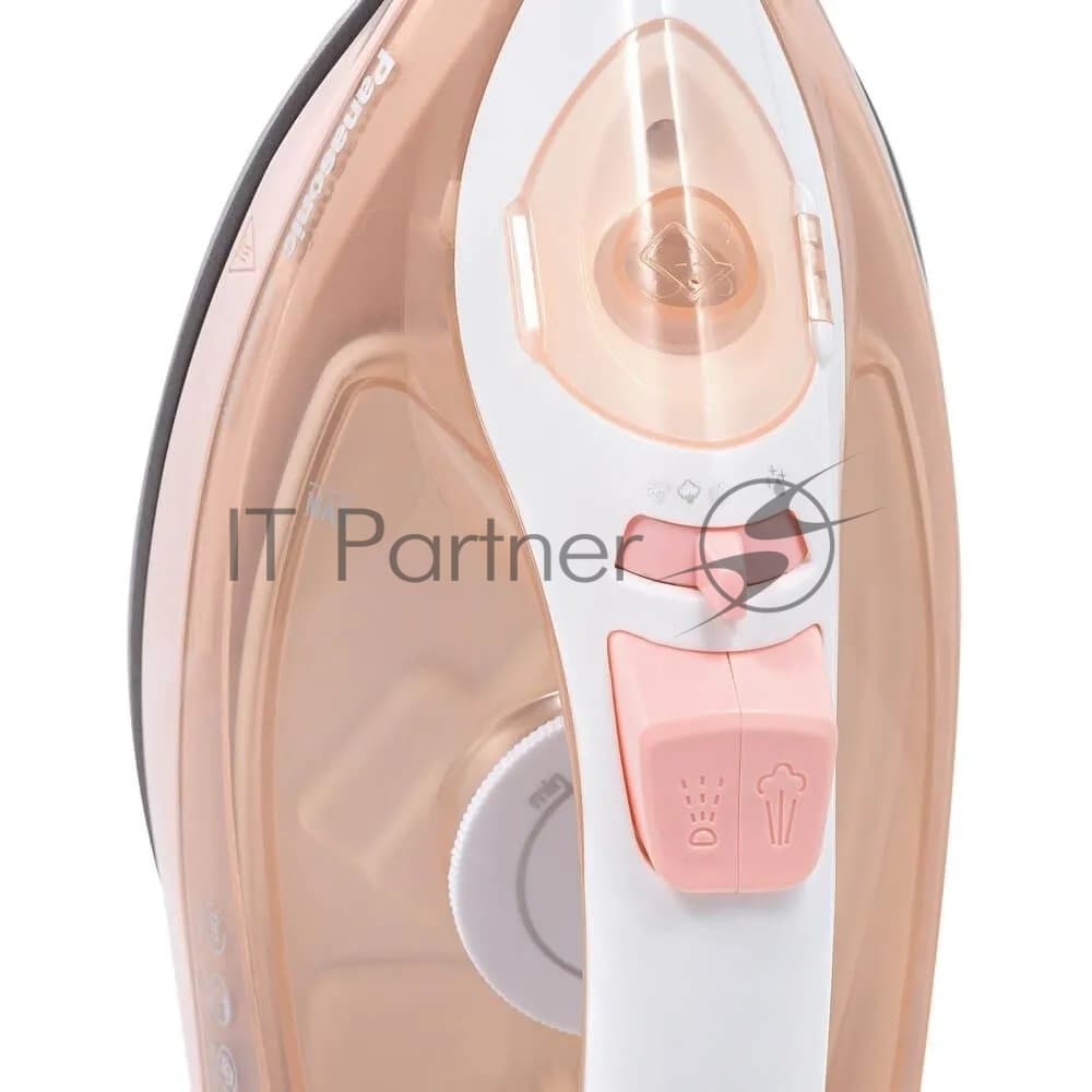 Panasonic Утюг Panasonic NI-M333TVTW розовый, 2400 Вт, 30 г/мин, 80 г/мин, 300 мл