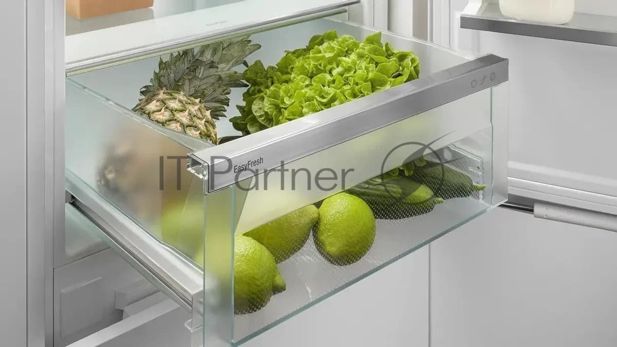 Liebherr Встраиваемый холодильник Liebherr Pure, ниша 194 см, EasyFresh, МК NoFrost 3 контейнера, сенсорный дисплей Touch, door-on-door.