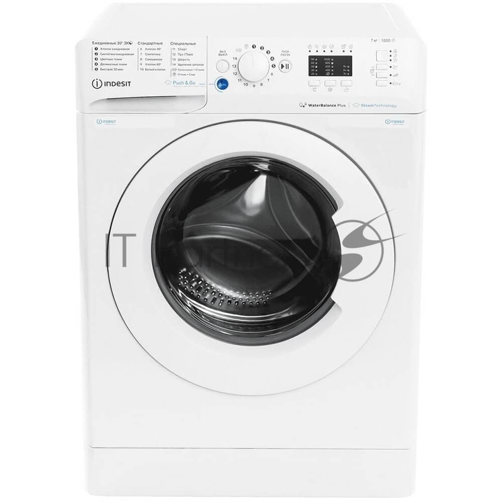 Indesit Стиральная машина Indesit BWSA 7109 WWV белый, загрузка фронтальная 7 кг, 1000 об/мин