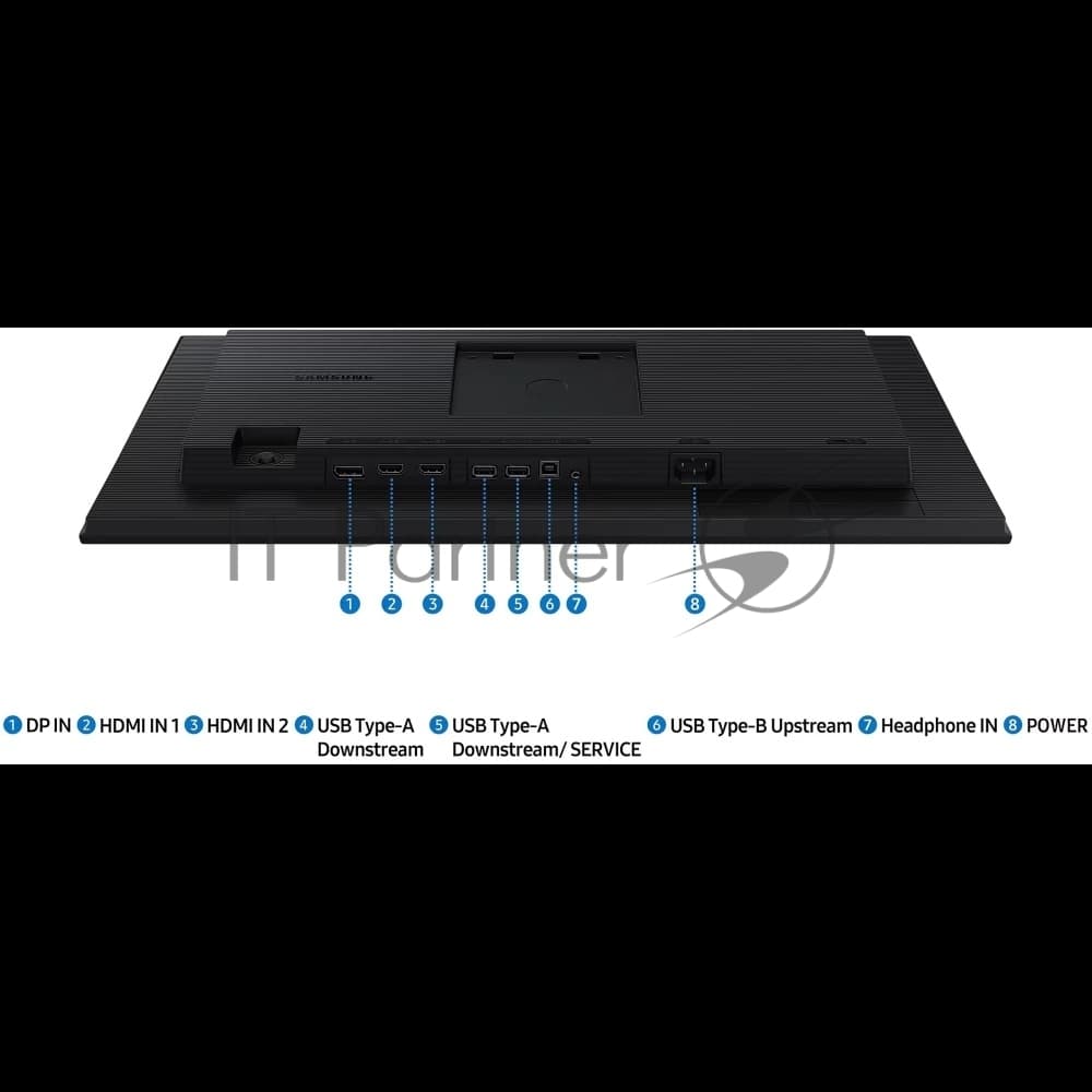 SAMSUNG Samsung Монитор 24" Samsung LS24D400GAIXCI IPS 1920x1080, 100 Гц