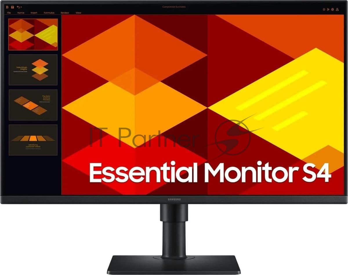 SAMSUNG Samsung Монитор 27" Samsung Essential S4 LS27D400GAIXCI IPS 1920x1080, 100 Гц