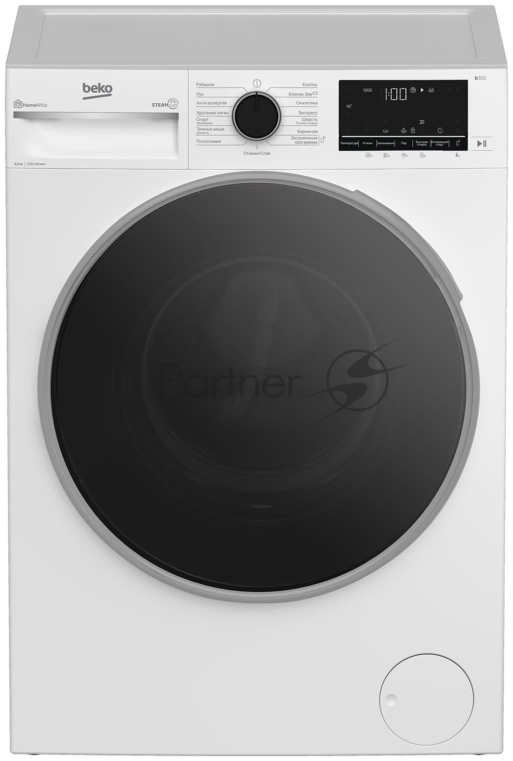 BEKO Beko Стиральная машина Beko B3WFR56H2WC белый, загрузка фронтальная 6