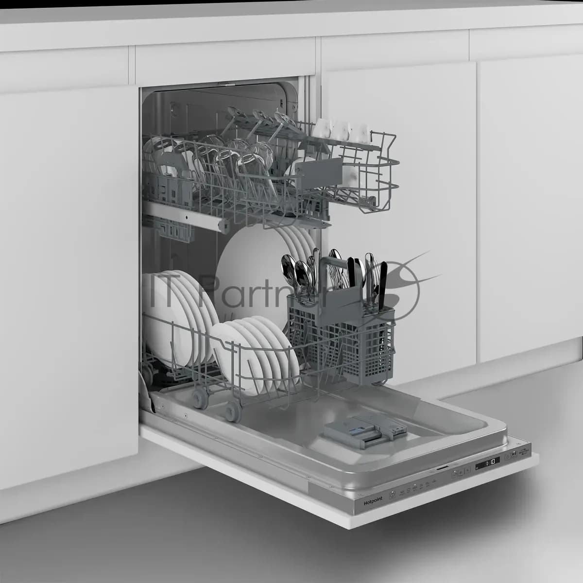Hotpoint Встраиваемая посудомоечная машина Hotpoint HIS 1D67