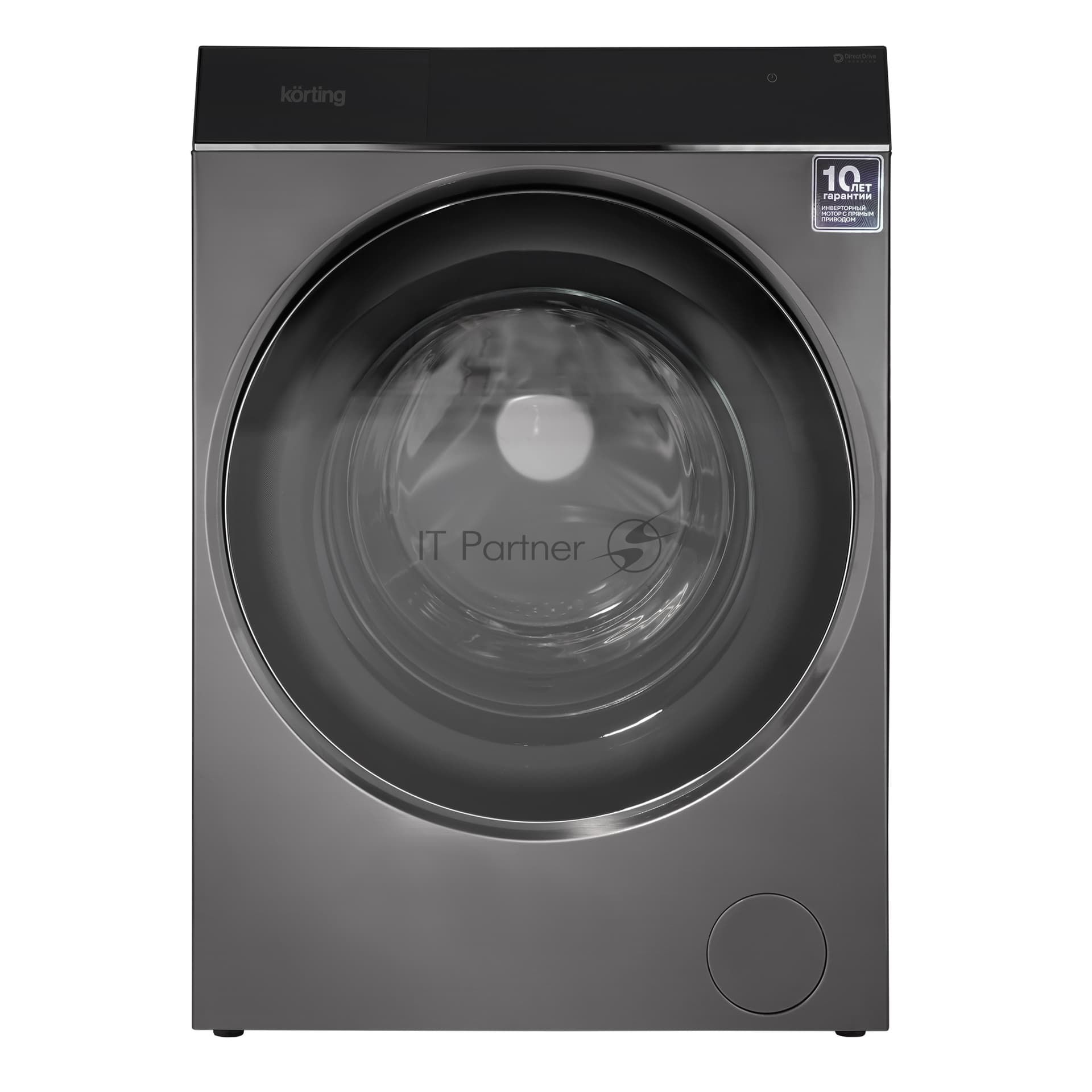 Korting Стиральная машина Korting KWM 60DS1499 An антрацит, загрузка фронтальная 10 кг, 1400 об/мин, класс A+++