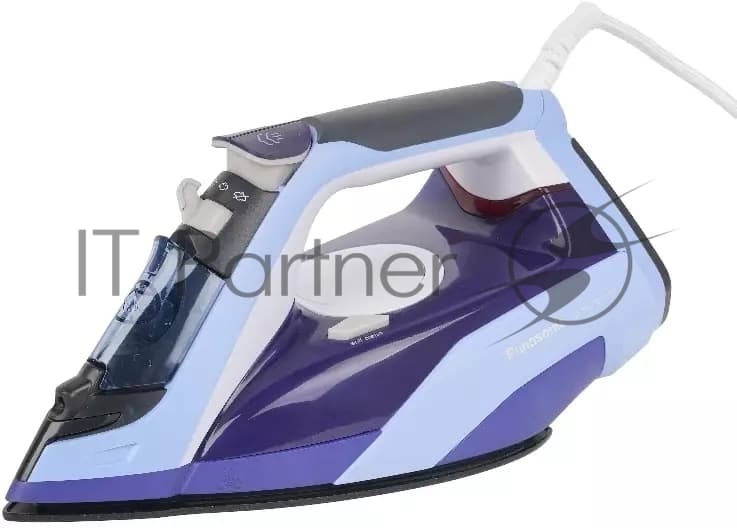 Panasonic Утюг Panasonic NI-TW800CMTW фиолетовый, 2400 Вт, 25 г/мин, 140 г/мин, 300 мл