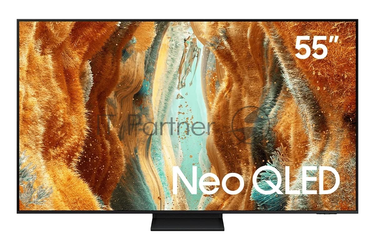 Samsung Телевизор Samsung 55" QE55QN70FAUXRU Series 7 черный QLED 4K UHD 120Hz Smart TV