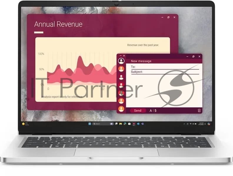 DELL Dell Ноутбук DELL 14 Pro Core Ultra 5 235U vPro 14,0" FHD+ (1920 x 1200) IPS