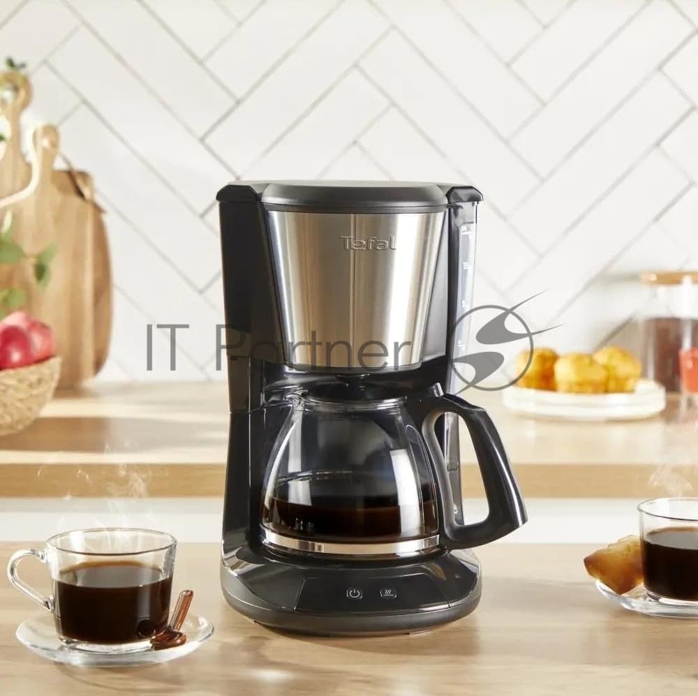 Tefal Кофеварка капельная Tefal CM5S1DE0 1000Вт черный