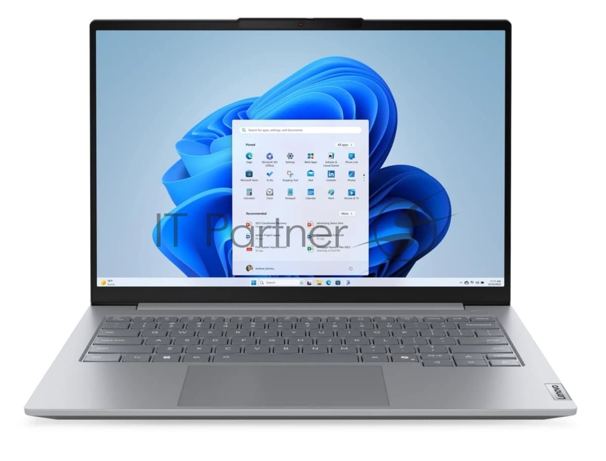 Lenovo Ноутбук 14" IPS WUXGA LENOVO ThinkBook 14 G8 IRL grey (Core 7 240H/32Gb/512Gb SSD/VGA int/FP/noOS) ((21SG002LGQ))