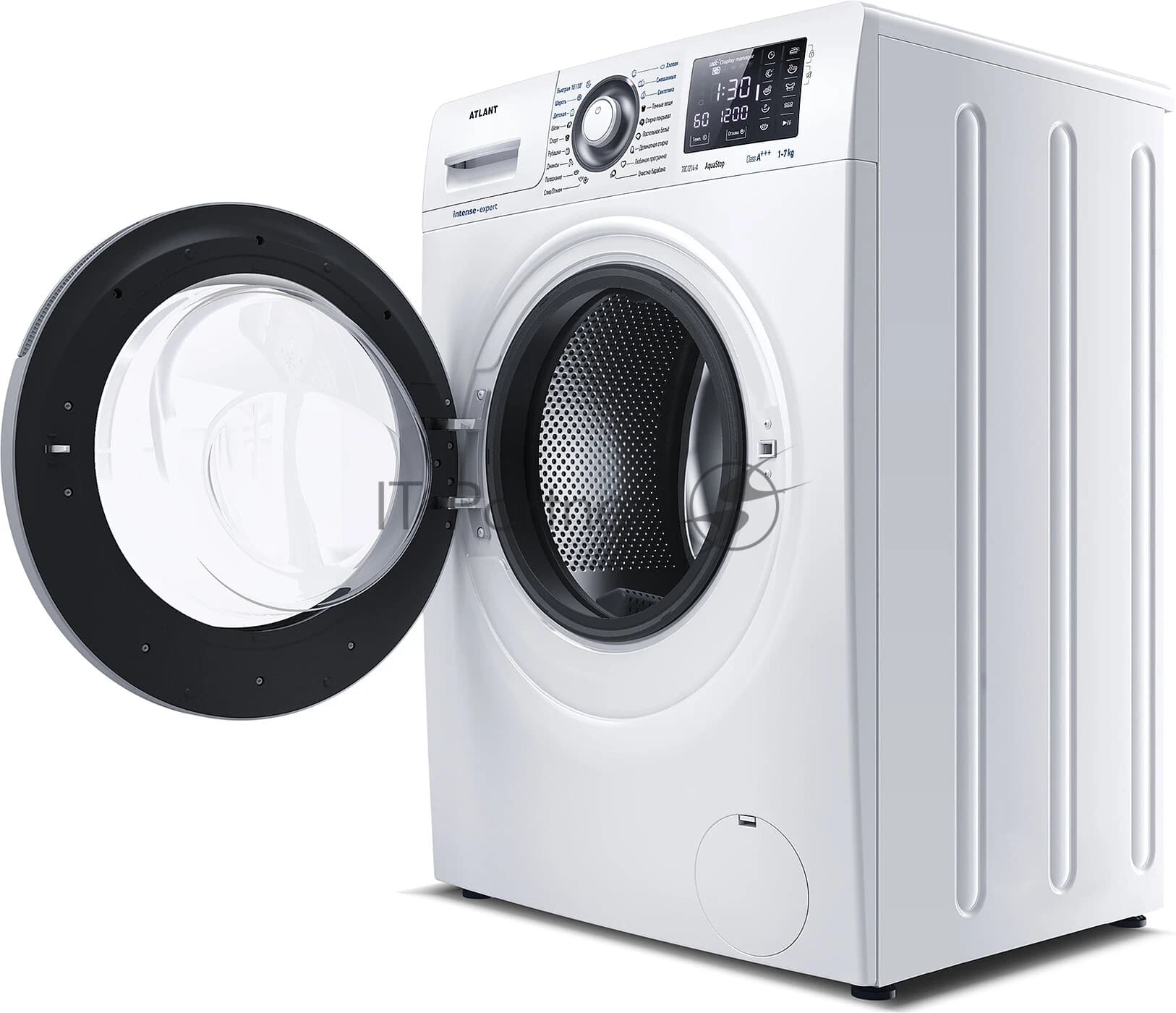 Atlant Стиральная машина Atlant СМА 70С1214-A-01 белый/черный/серебристый, загрузка фронтальная 7 кг, 1200 об/мин