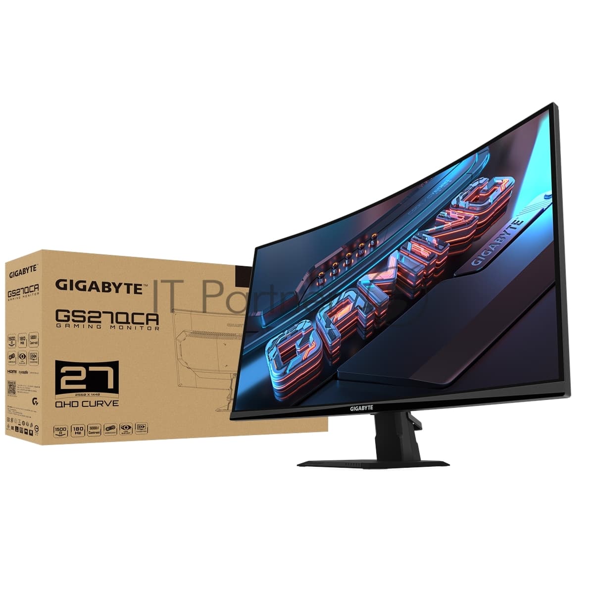 GIGABYTE Gigabyte Монитор 27" Gigabyte GS27QCA EK VA 2560x1440, 180 Гц