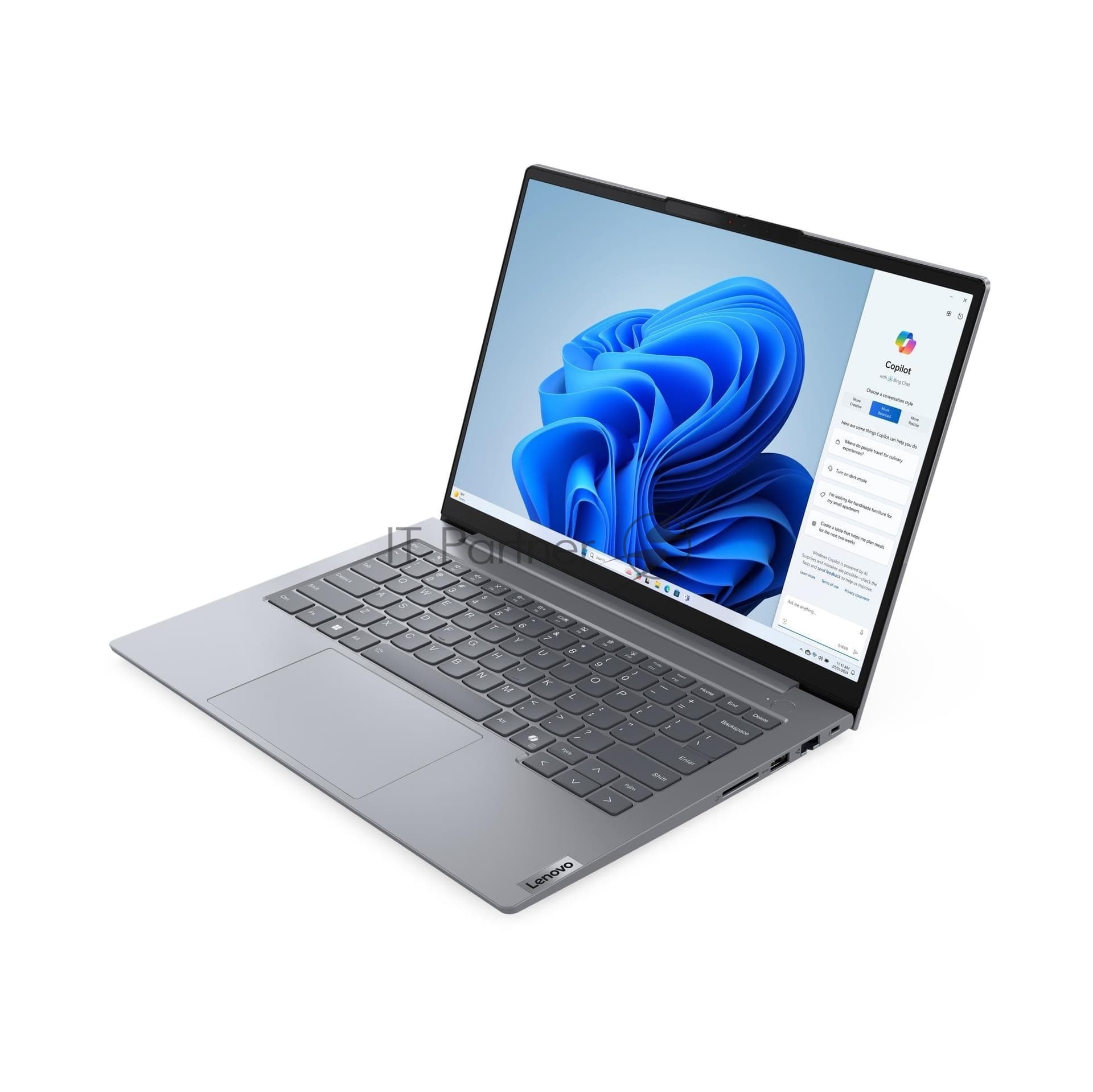 Lenovo Ноутбук Lenovo ThinkBook 14 G7 ARP/14"/IPS/AMD Ryzen 5 7535HS/32Gb/512Gb/SSD/AMD Radeon 660M/Без ОС/серый/1.38kg