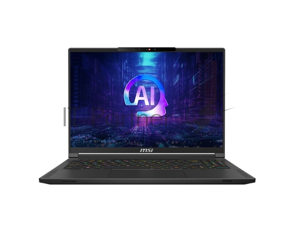 MSI Ноутбук MSI Stealth 16 AI A2HWGG-085XRU/16"/OLED/Intel Core Ultra 7 255H/32Gb/1Tb/SSD/NVIDIA GeForce RTX 5070 8Gb/Без ОС/черный/2.1kg