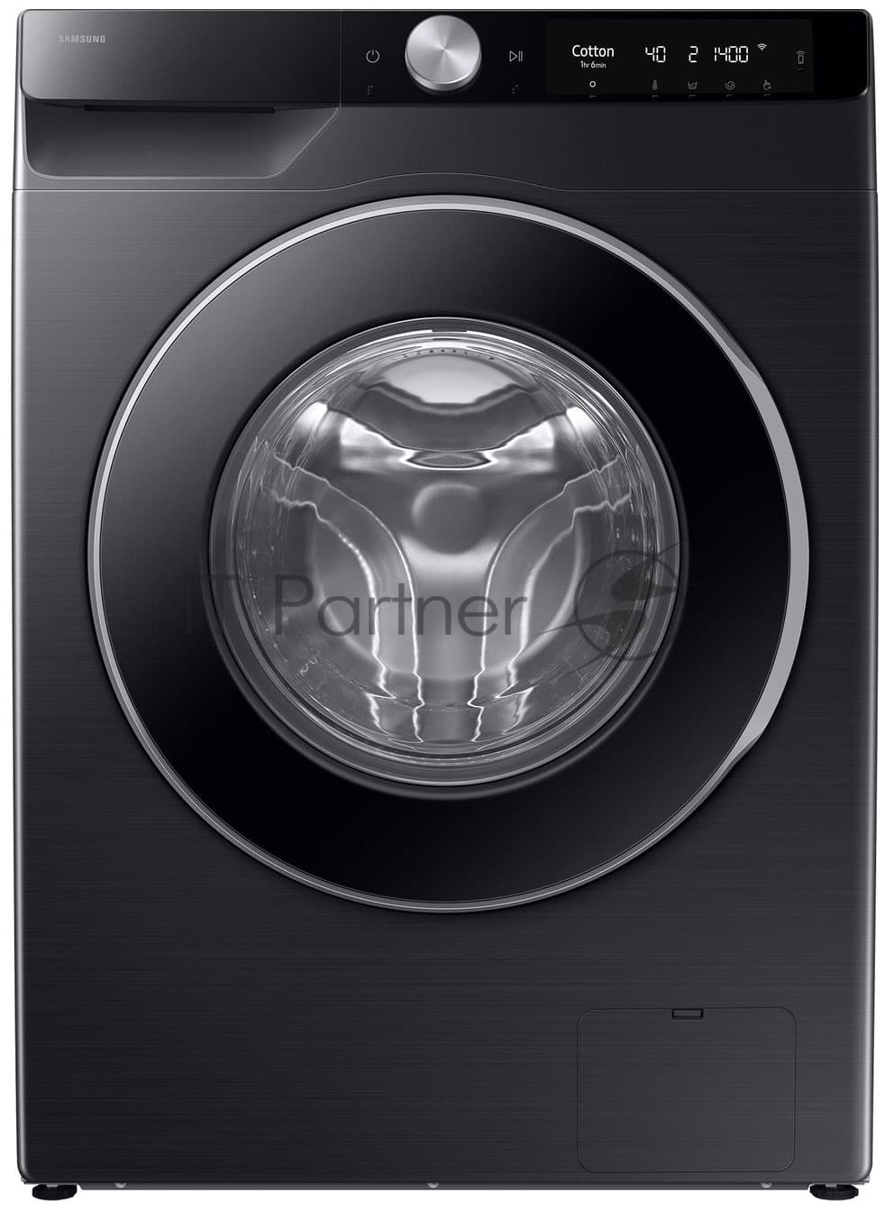 Samsung Стиральная машина Samsung WW90DG6U34LBLP черный, загрузка фронтальная 9 кг, 1400 об/мин