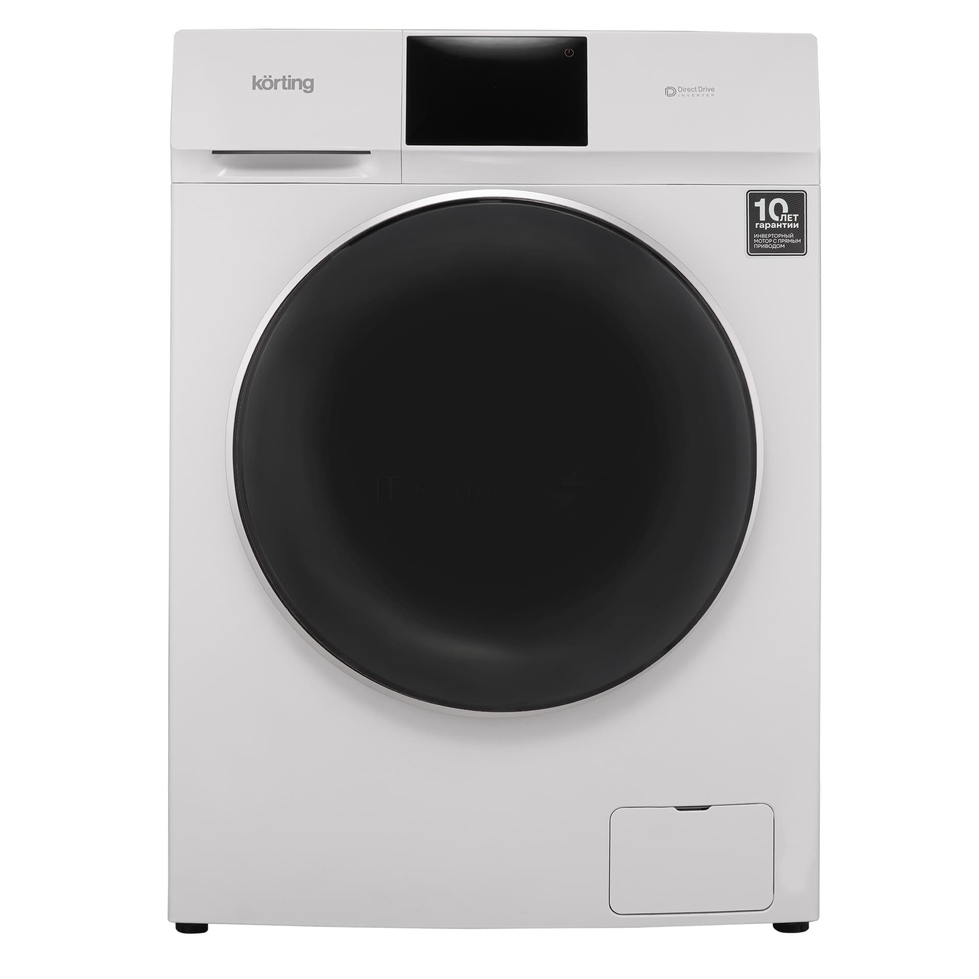 Korting Стиральная машина KORTING KWD 60DV107 белый, загрузка фронтальная 10 кг, 1200 об/мин, класс B