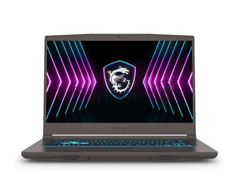 MSI Ноутбук MSI Thin 15 B2RVE-3451XRU 15.6" IPS/FHD Intel Core 7 240H/16Gb/SSD512Gb/NVIDIA RTX4050 6Gb/NoOS/серый/1.86kg