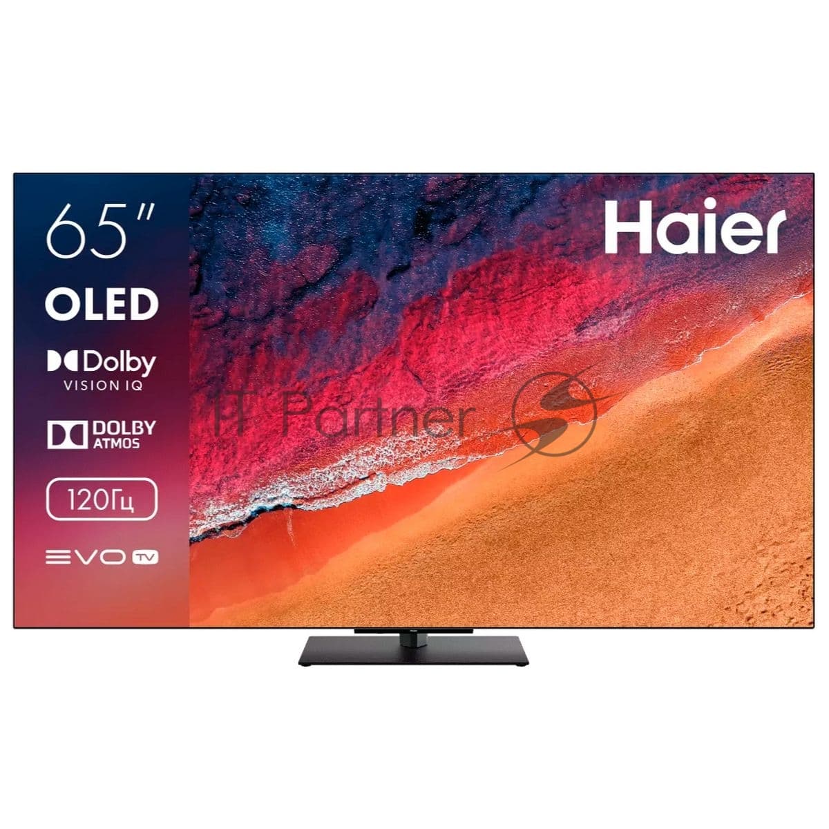 Haier Телевизор Haier 65" DH1VNXD00RU S9 черный OLED 4K UHD 120Hz Smart TV Android 3GB/32GB
