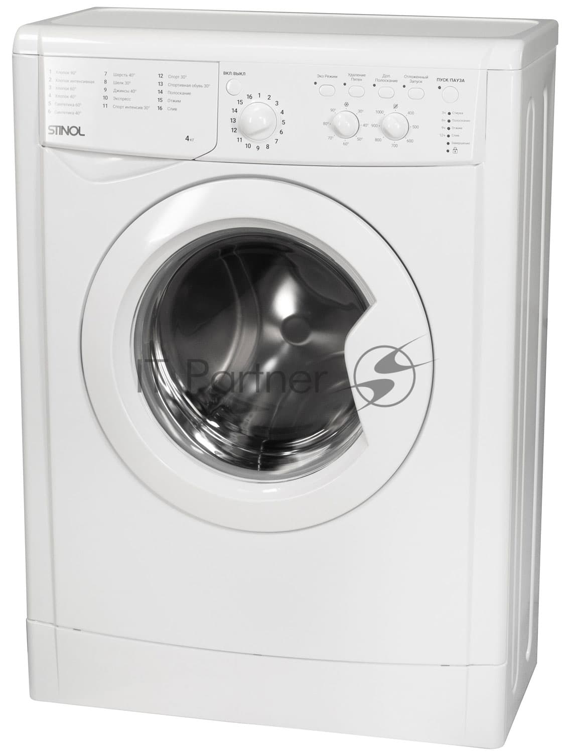 Stinol Стиральная машина Stinol WSTU 410 C белый, загрузка фронтальная 4 кг, 1000 об/мин, класс A