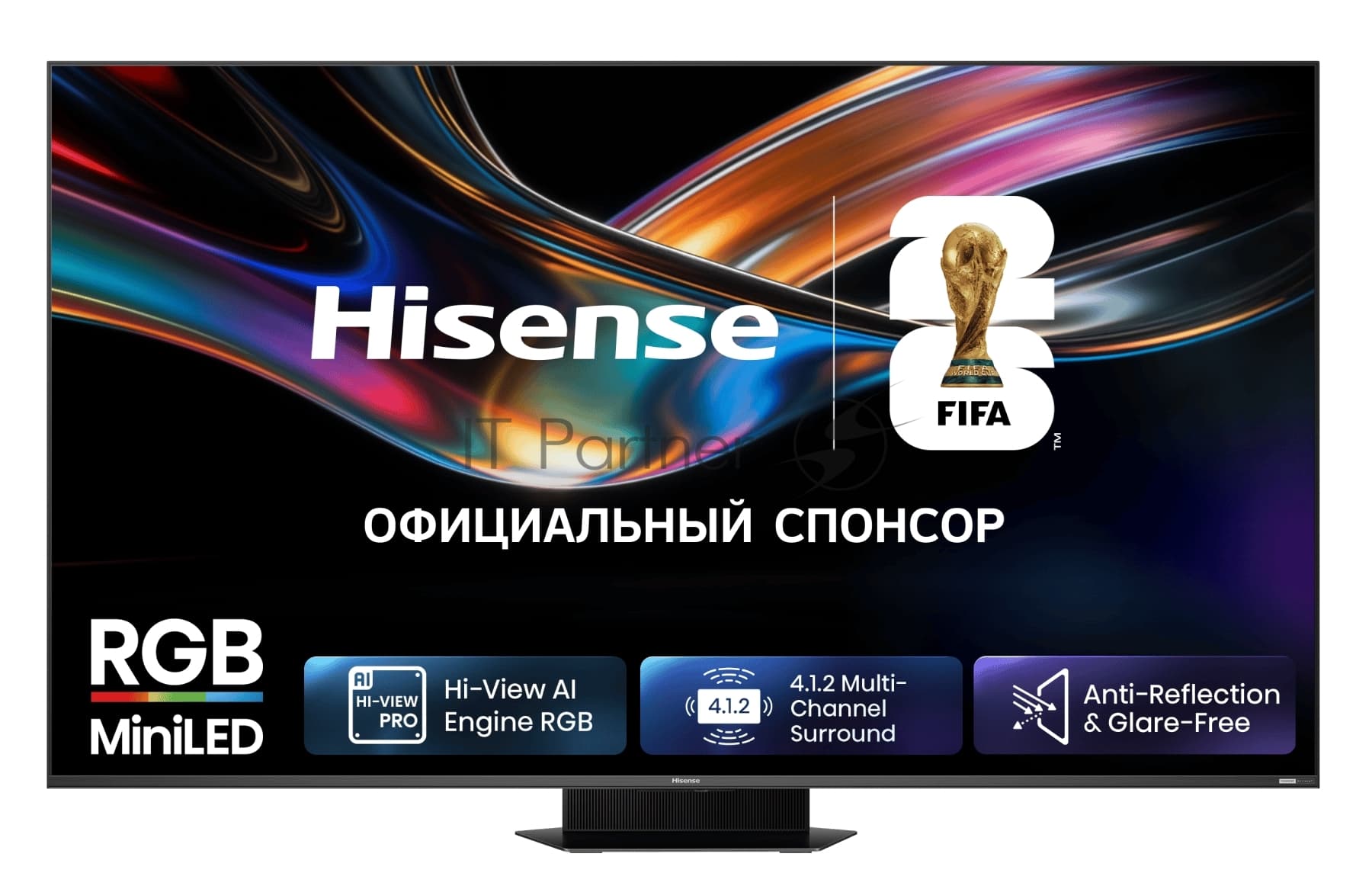 Hisense Телевизор Hisense 65" 65UR9S угольно-серый RGB Mini LED 4K UHD 170Hz Smart TV 4GB/128GB